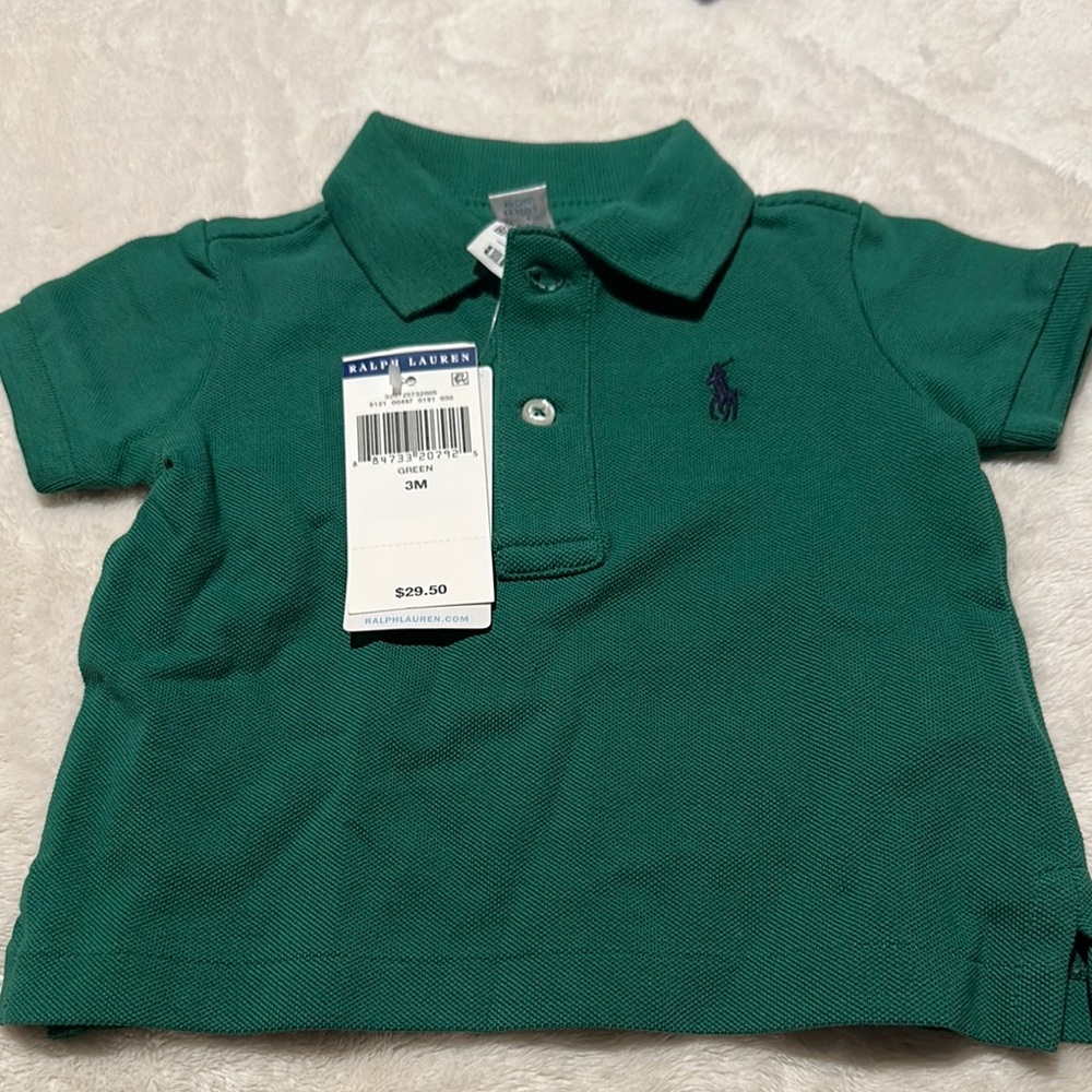 Ralph Lauren Kids Polo in Forest Green